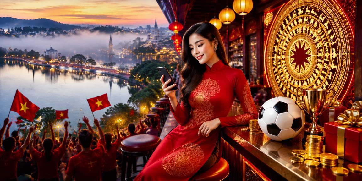 Cá cược bóng đá tại Đà Lạt với người mặc áo dài